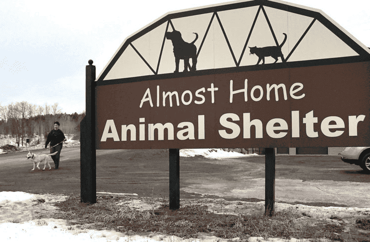 Almost Home animal shelter logo