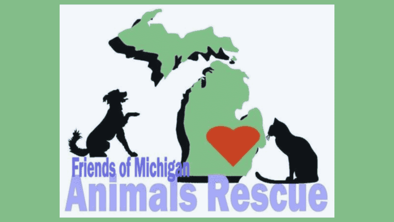 friends of michigan animal rescue logo
