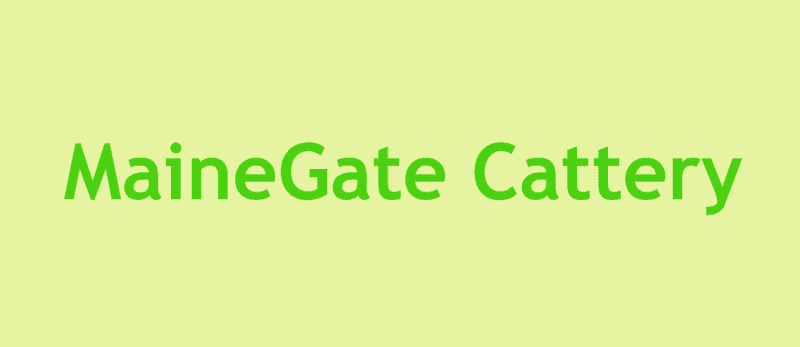 mainegate cattery breeder logo